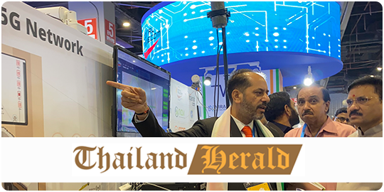 Thailand Herald, Sparsh CCTV creates waves by launching Indigenous cloud platform and Made in India 5G camera use cases at IMC, 2023